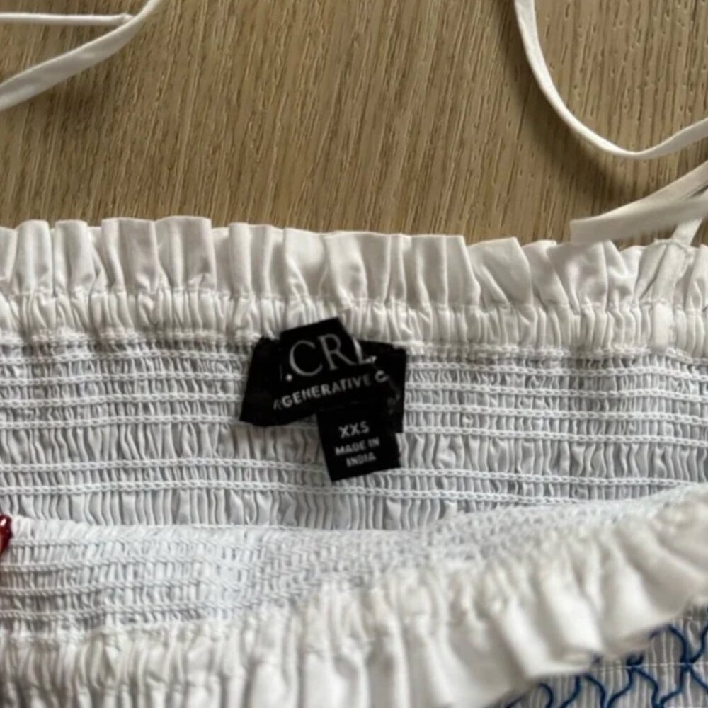 J Crew 100% Cotton Paloma Tank Top XXS - Picture 4 of 5